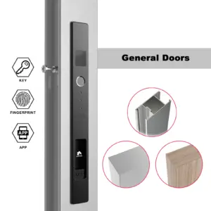 02主图配置1-2 拷贝 Tuya Bluetooth Smart Slim Aluminium Sliding Door Lock