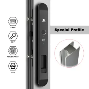 02主图配置1 拷贝 WINFREE Special Aluminium Frame Door Tuya Bluetooth Smart Digital Slim Lock