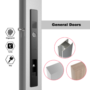 Tuya Bluetooth Smart Slim Aluminium Sliding Door Lock