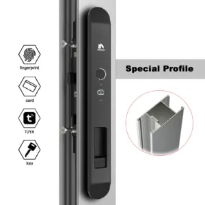 WINFREE Special Aluminium Frame Door Tuya Bluetooth Smart Digital Slim Lock