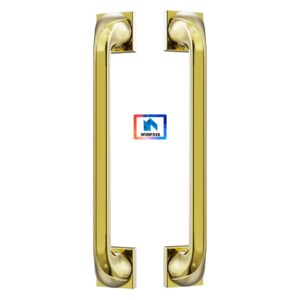 Security Door Pull Handle Main Entrance Wooden Door Zinc Alloy Pull Handle Lock with Mortise