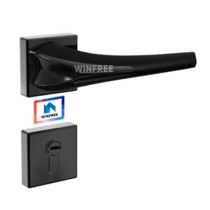 WINFREE European Door Handle with Mortise Zinc Alloy Door Lever