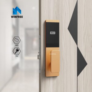 Smart Door Lock with Card and Key Access for Hotel Door