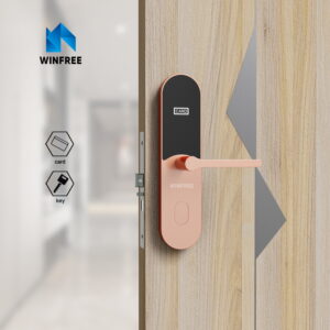 Hotel Card Access Door Lock Smart Lock with Key and Mortise