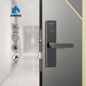 TTHotel Apartment Smart Lock Passcode Card Access Digital Smart Security Door Lock