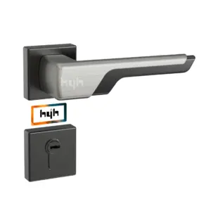 hyh Zamak Rosette Door Handle Lock with Mortise for Wooden Door