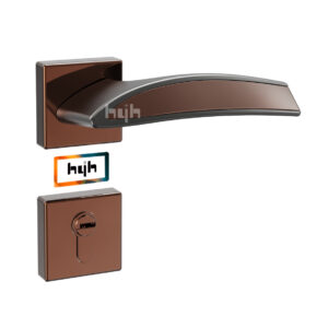 25 hyh Zinc Alloy Mortise Rosette European Door Handle Lock for Houses