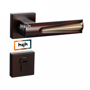 untitled.2217 hyh Zinc Alloy Rosette Door Handle European Mortise Lock for Wooden Door