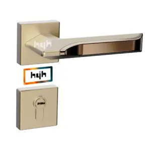 untitled.2506 Foshan hyh Hot Selling Design Zinc Alloy Rosette Door Handle Lock with Mortise