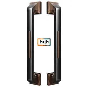 hyh Zinc Alloy Pull Handle for Bank or Hotel Lobby Glass Double Door