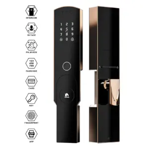 WINFREE Smart Digital Tuya Wifi 3D face Keyless Indoor Smart Lock