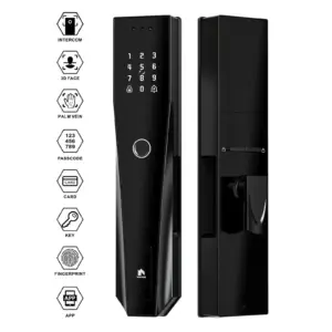 WINFREE Tuya Wifi 3D face Palm Vein Digital Indoor Smart Lock